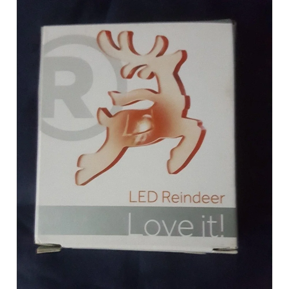 Radio Shack Christmas Desktop‎ Usb Powered Reindeer Color Changing 6 Feet Cable